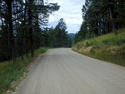 GDMBR: We were navigating south toward Park Lake, Montana.